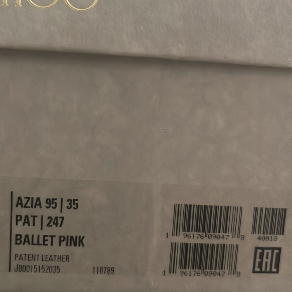 Jimmy Choo Azia 95 Ballet Pink Patent Leather Sandals - Picture 7 of 13